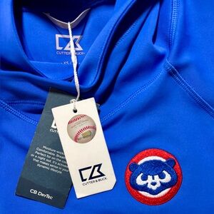 Cutter & Buck Cubs MLB Pullover Hoodie Royal Blue Women’s XS NWT! $120 Comp!